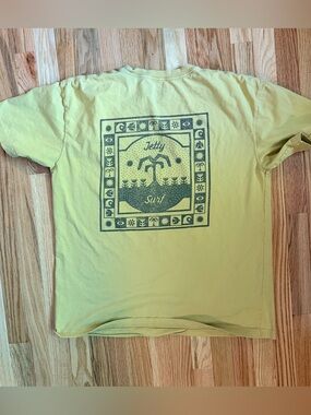 Jetty Surf Yellow Graphic Tee